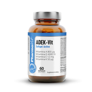 ADEK-VIT SOFTGEL ACTIVE 60 kapsułek - PHARMOVIT