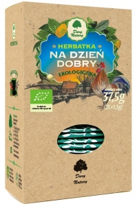 HERBATKA NA DZIEŃ DOBRY BIO (25 x 1,5 g) - DARY NATURY